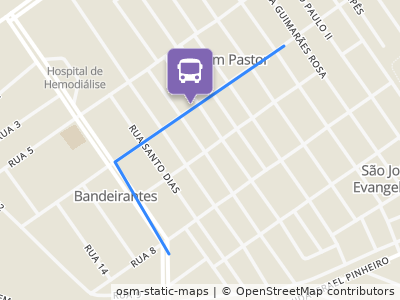 Mapa da parada