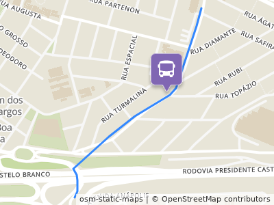 Mapa da parada
