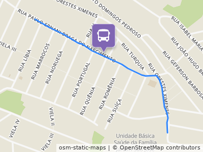 Mapa da parada