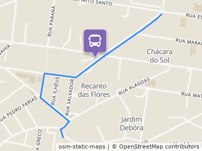 Mapa da parada