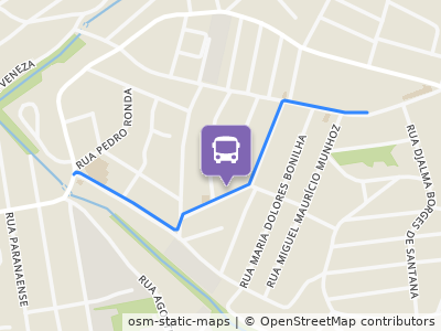 Mapa da parada