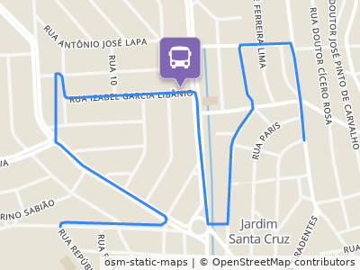 Mapa da parada