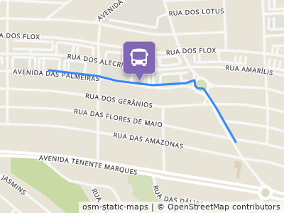 Mapa da parada