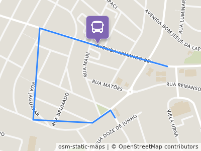 Mapa da parada