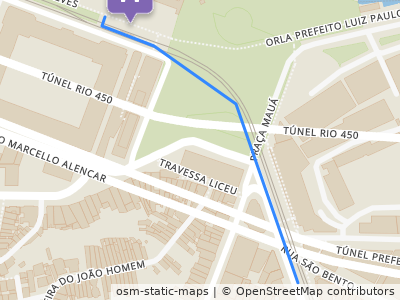 Mapa da parada