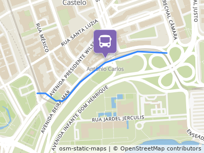 Mapa da parada