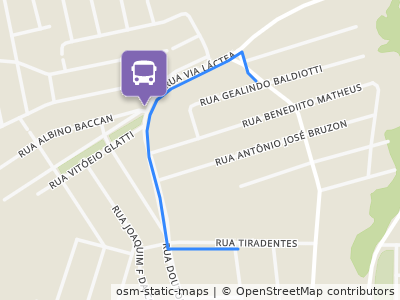 Mapa da parada