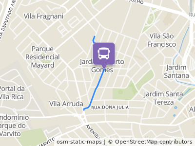 Mapa da parada