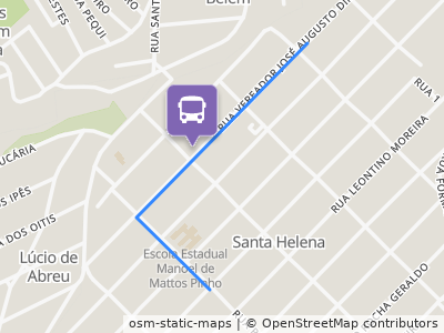 Mapa da parada