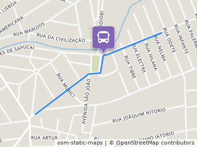 Mapa da parada