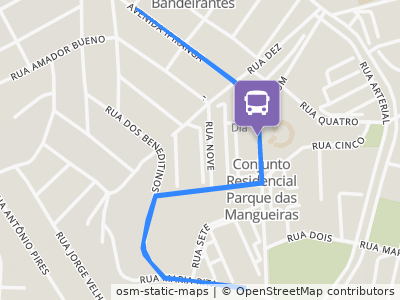 Mapa da parada