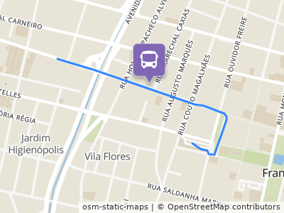 Mapa da parada