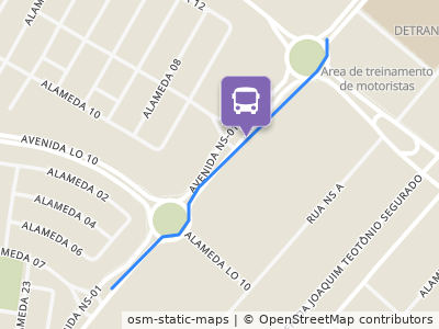 Mapa da parada