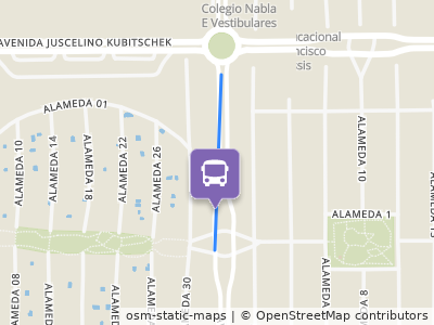 Mapa da parada