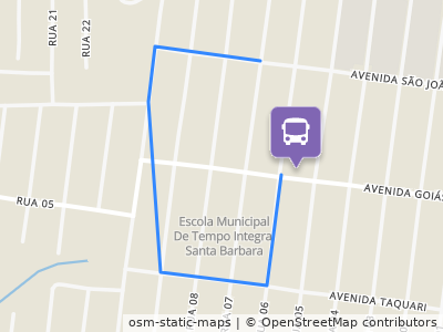 Mapa da parada