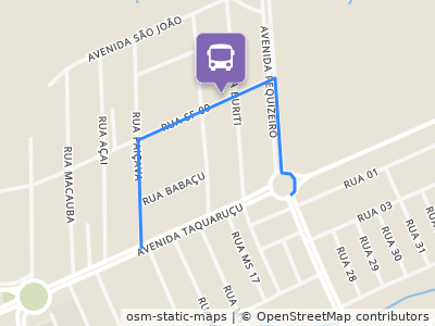 Mapa da parada