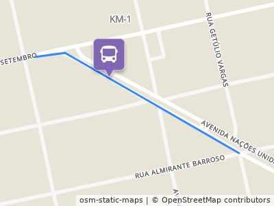 Mapa da parada