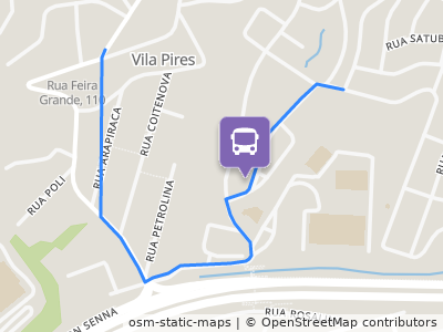 Mapa da parada