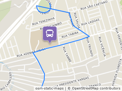 Mapa da parada