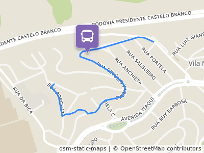 Mapa da parada