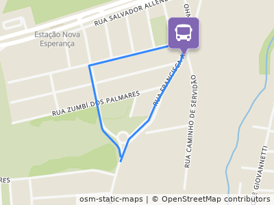 Mapa da parada