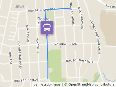 Mapa da parada