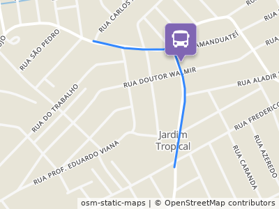 Mapa da parada