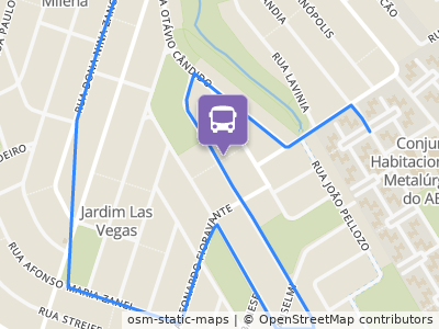 Mapa da parada