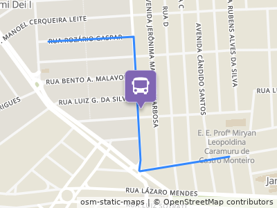 Mapa da parada
