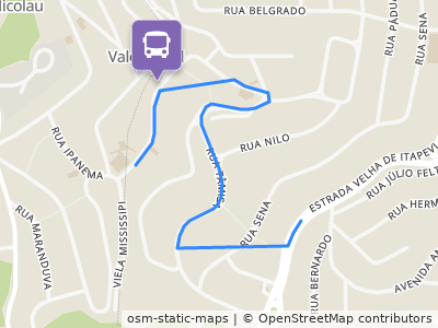 Mapa da parada