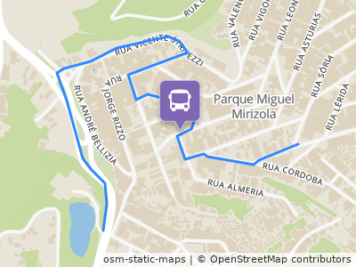 Mapa da parada