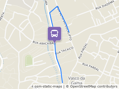 Mapa da parada