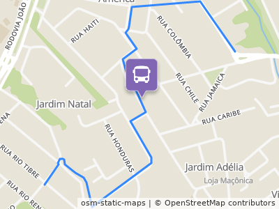 Mapa da parada
