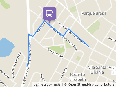 Mapa da parada