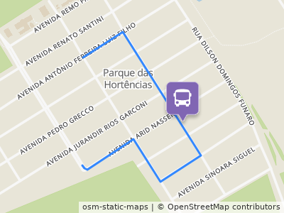 Mapa da parada