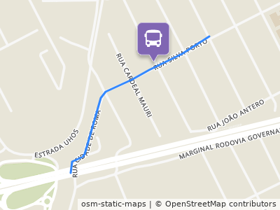 Mapa da parada