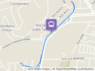 Mapa da parada