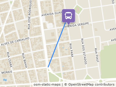 Mapa da parada