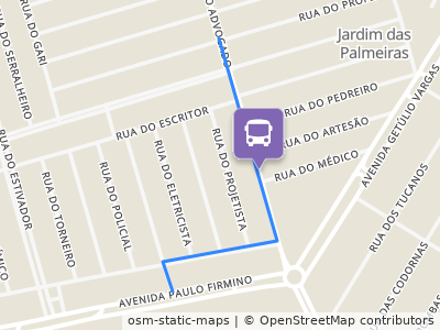 Mapa da parada