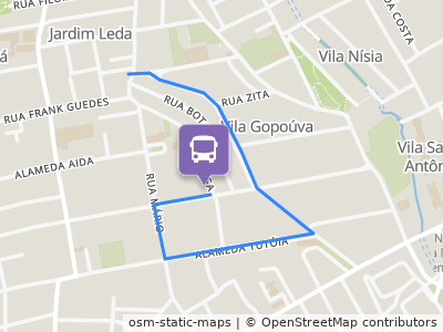 Mapa da parada