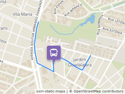 Mapa da parada