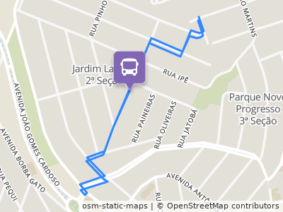Mapa da parada
