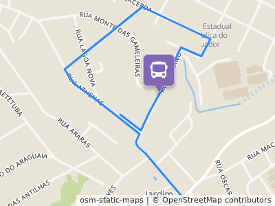 Mapa da parada