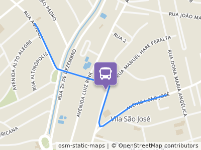 Mapa da parada