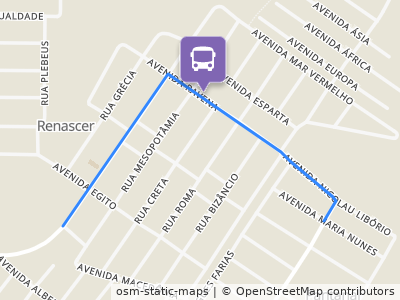 Mapa da parada