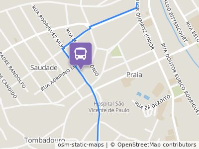 Mapa da parada