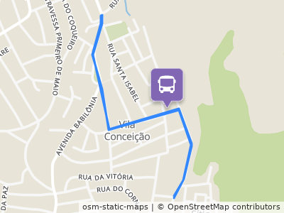 Mapa da parada