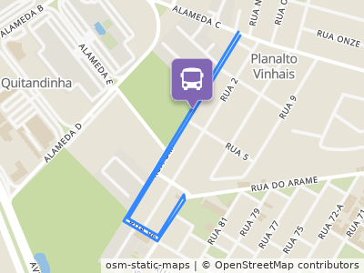 Mapa da parada