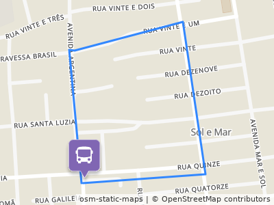 Mapa da parada