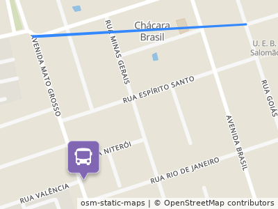 Mapa da parada